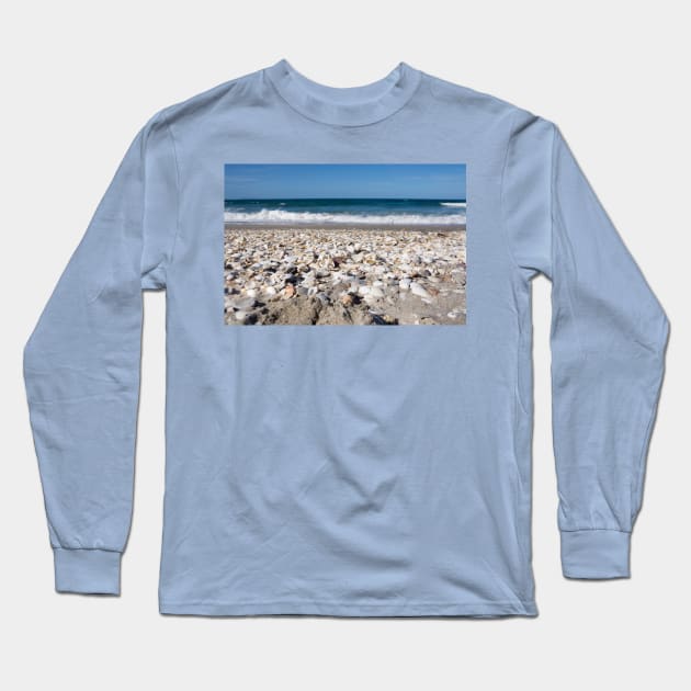 shells on the beach Long Sleeve T-Shirt by sma1050